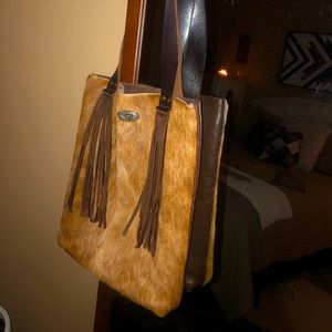 Cowhide Bucket Bag
